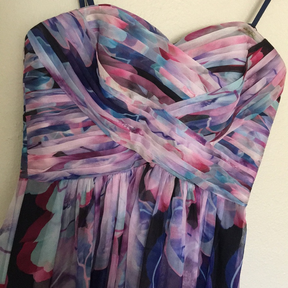 Gorgeous floral dress from Lulu's for Prom!